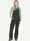 Slope Slope Women's Dungarees for Ski & Snowboard Black