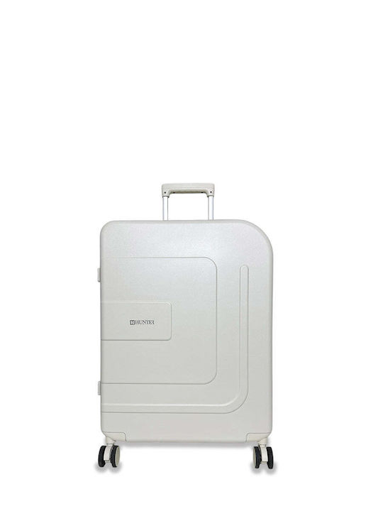 Medium Suitcase Pc Tinos White