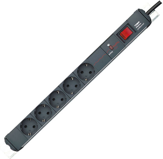 Popp Rack-Steckdosenleiste 57834 1 Stück