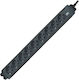 Popp Power Strip 7 Positions with Switch and Cable 2m Gray