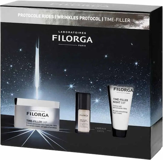 Filorga Wrinkes Protocol Σετ Περιποίησης για Αντιγήρανση, Ενυδάτωση & Λάμψη 3τμχ