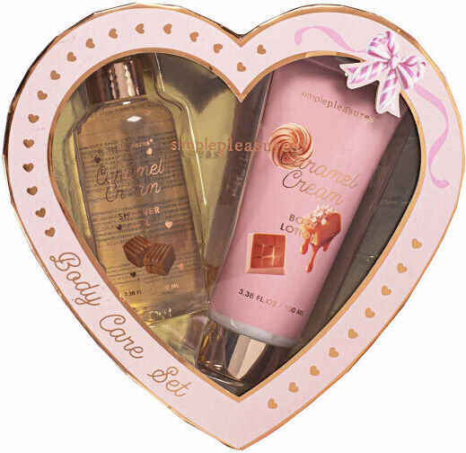Tri-Coastal Design Pink Bow Skin Care Set for Moisturizing & Body Cleaning 2pcs