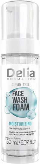 Delia Cosmetics Clean Skin Αφρός Καθαρισμού Προσώπου για Ακνεϊκές Επιδερμίδες 150ml