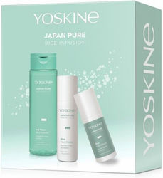 Yoskine Japan Pure Hautpflegeset für Anti-Aging & Feuchtigkeitsspendend Yoskine Japan Pure Hautpflegeset für Anti-Aging & Feuchtigkeitsspendend