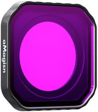 Insta360 Ace Pro 2 Amagisn Dive Filter Υποβρύχιο Αδιάβροχο Προστατευτικό Φακού Κάμερας Μωβ