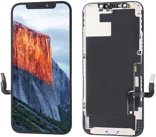 Οθόνη OLED Soft με Μηχανισμό Αφής για iPhone 12 Pro Max (Μαύρο)