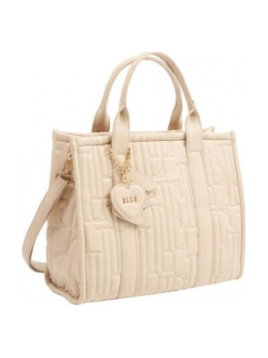 Elle Damentasche Handtasche Ecru