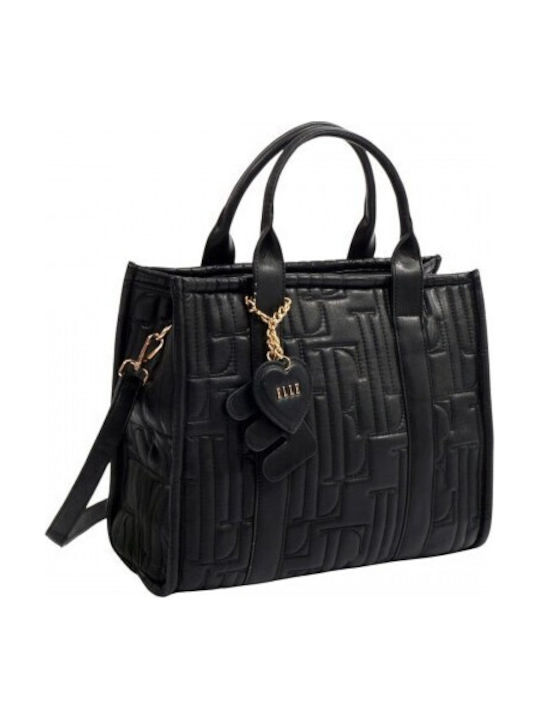 Elle Damentasche Handtasche Schwarz