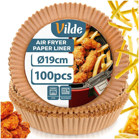 Orion Αντικολλητικά Χαρτιά για Air Fryer 19x19εκ. 100τμχ