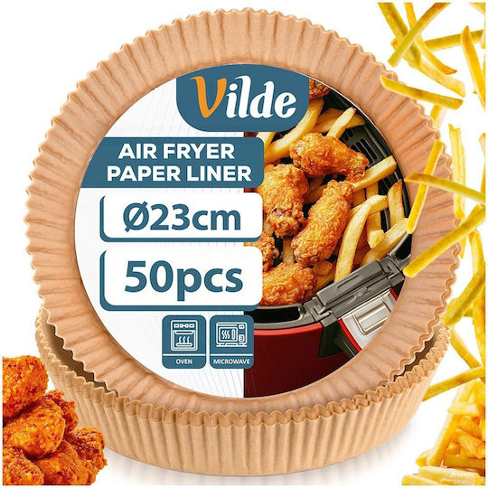 Orion Hârtii Antiaderente pentru Air Fryer 23x23cm 50buc