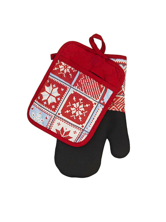 General Trade Weihnachtlich Ofenhandschuh L30xB...