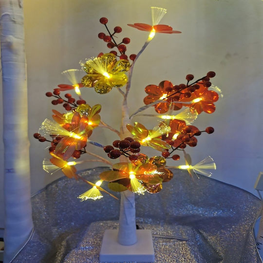 Beleuchtetes Weihnachtsdekorationen mit Bäumen 60cm Orange Beleuchtetes Weihnachtsdekorationen mit Bäumen 60cm Orange