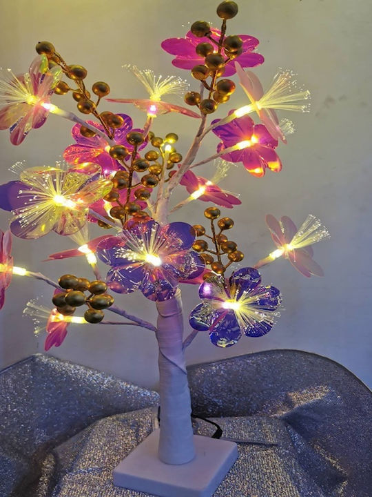 Beleuchtet Weihnachtsdekoration Baum 60cm Lila
