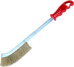 Wire Brush 370 Mm Brass Plastic Red Silver Cobi Smart