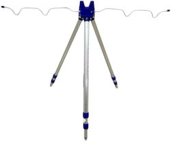 Angelrutenhalter 4 Positionen Metallisch 832157 Tradesor