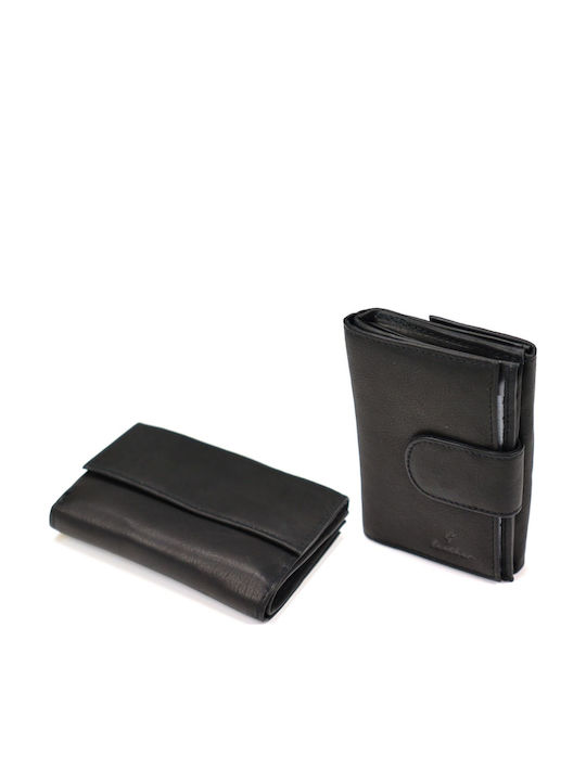 Small Leather Women's Wallet Classic Black