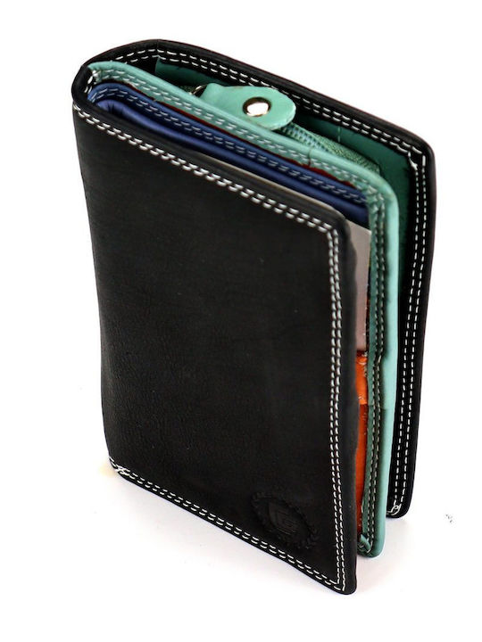 Small Leather Women's Wallet Classic Black