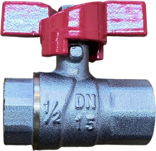 Water Tap Brass Internal Thread 1/2 Inch Red Cobi Smart