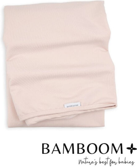 Bamboom Κουβέρτα Αγκαλιάς & Λίκνου Μπαμπού Ροζ 75x100εκ.
