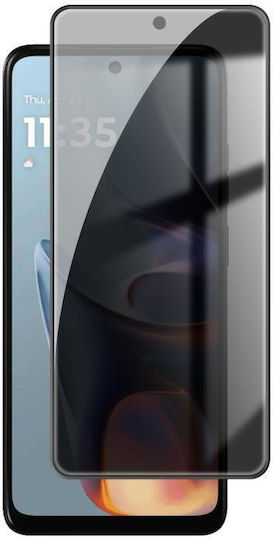 Motorola Moto E15 Kalebol High-Aluminum Screen-Printed Full-Coverage Black-Border Privacy Tempered Glass Film