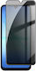 Samsung Galaxy A17 5G Kalebol High-Aluminum Screen-Printed Full-Coverage Black-Border Privacy Tempered Glass Film
