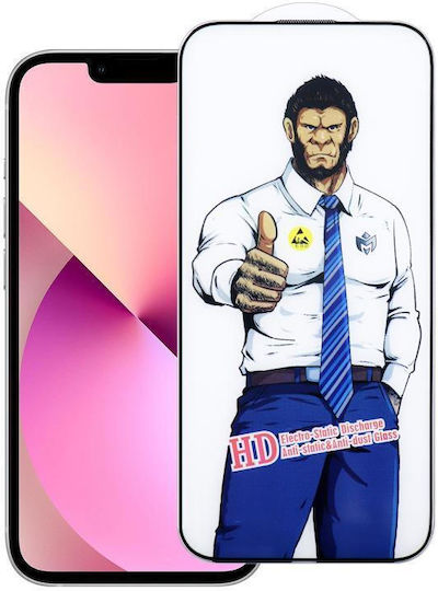 Iphone 14 Gorilla Explosionssicheres Anti-Fingerprint Hd Gehärtete Glas Schutzfolie