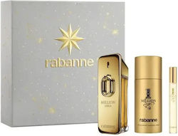 Rabanne Million Gold Eau De Parfum Intense Spray 100ml Set 3 Pieces Rabanne Million Gold Eau De Parfum Intense Spray 100ml Set 3 Pieces