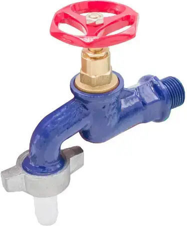 Robinet Dublu De Serviciu Din Fontă 3/4 Inch Vopsit Albastru Cobi Smart
