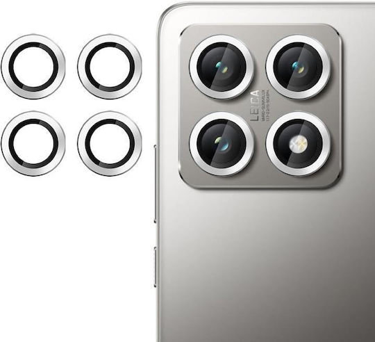 Kalebol Camera Protection Tempered Glass Silver for the Xiaomi 14T
