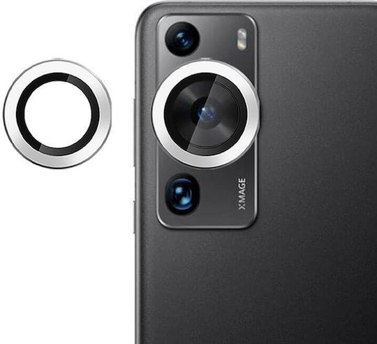 Kalebol Προστασία Κάμερας Tempered Glass Ασημί για το Huawei P60, P60 Pro, P60 Art