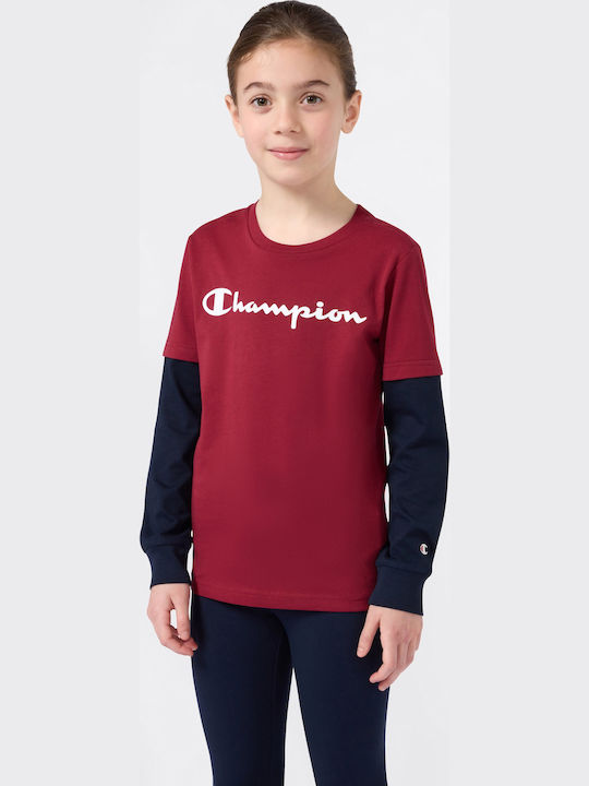 Champion Παιδική Μπλούζα Μακρυμάνικη Cardinal