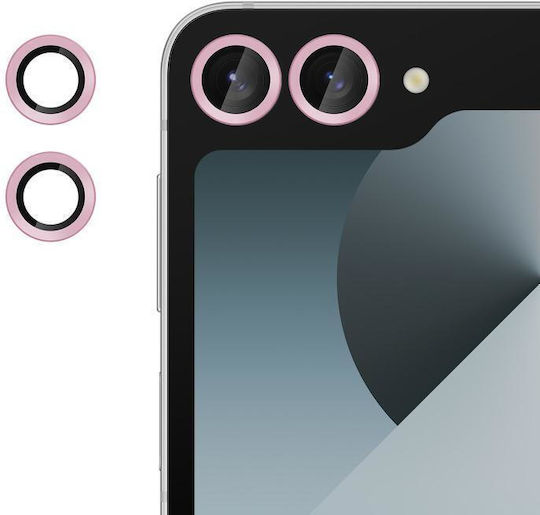Kalebol Προστασία Κάμερας Tempered Glass Ροζ για το Samsung Galaxy Z Flip6