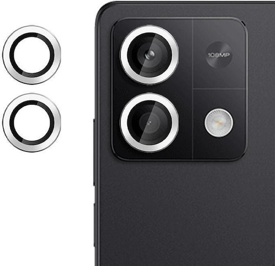 Kalebol Протектор за камера Закалено стъкло Сребрист за Redmi Note 13 5G