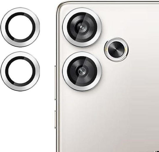 Kalebol Camera Protection Tempered Glass Silver for the Xiaomi Poco F6