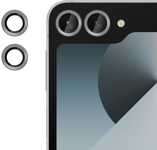 Kalebol Camera Protection Tempered Glass Gray for the Samsung Galaxy Z Flip6