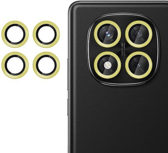 Kalebol Camera Protection Tempered Glass Gold for the Redmi Note 14 Pro 4G