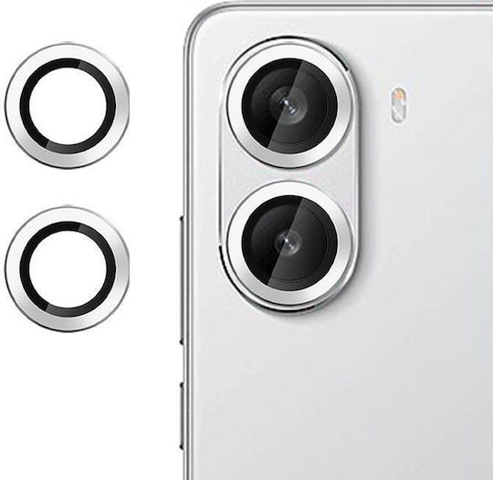 Kalebol Camera Protection Tempered Glass Silver for the Xiaomi Poco X7 Pro, Redmi Turbo 4