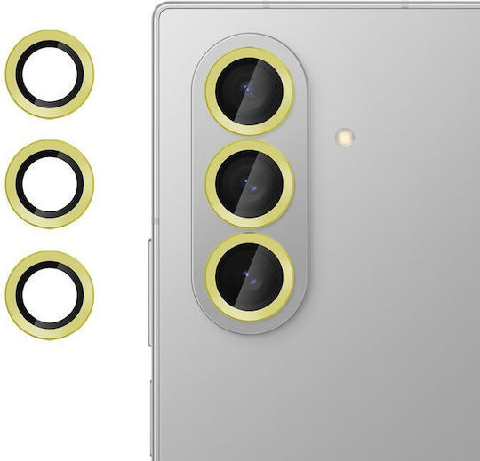 Kalebol Camera Protection Tempered Glass Gold for the Samsung Galaxy Z Fold7
