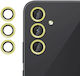 Kalebol Camera Protection Tempered Glass Gold for the Samsung Galaxy A54 5G