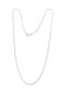 PS Silver Silver Chain Neck Thin Thickness 1.5mm and Length 45.5cm