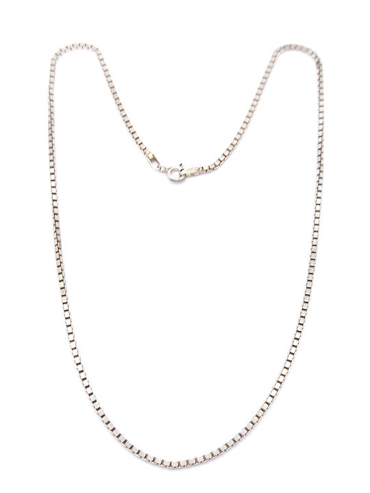 PS Silver Silver Chain Neck Thin Thickness 1.75mm and Length 45cm