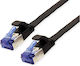 Value U/UTP Cat.6a Ethernet Network Cable 1m Black
