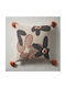 Gofis Home Decorative Pillow Case Louise 265 From 100% Cotton 265 Gray-Terra 45x45cm