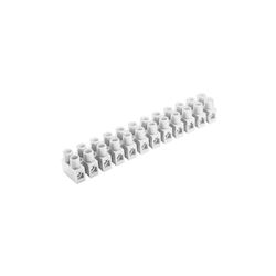 Κλέμα 2,5 4mm² Σειρά 12 Επαφών Λευκή Κλέμα 2,5 4mm² Σειρά 12 Επαφών Λευκή