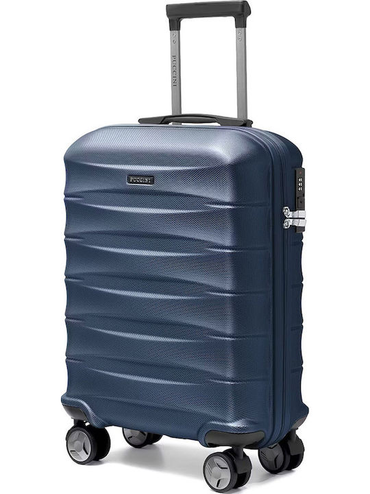 Puccini Cairo Hartkabinenkoffer Marineblau mit ...
