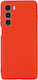 Задна корица Силикон Червен (Moto G200)