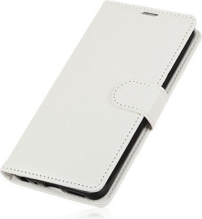 Βάση Στήριξης Huawei Brieftasche Leder Weiß (Honor 8X)