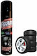 Spumă Curățare / Lustruire / Protecție pentru Elastici și Jante Auto 650ml