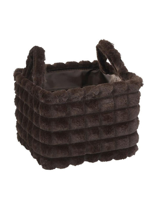Koopman Storage Basket Fabric Brown 2pcs