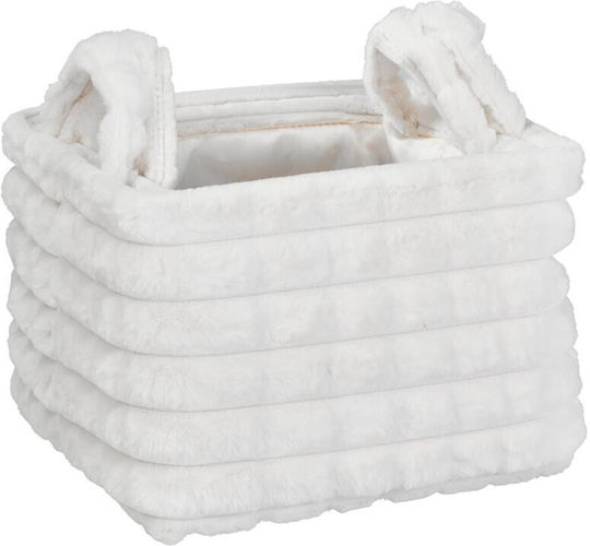 Next Storage Basket Fabric White 2pcs